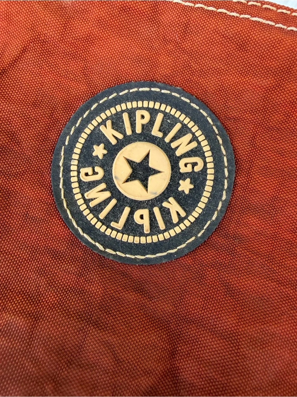 Kipling Rust Orange Zip Wallet